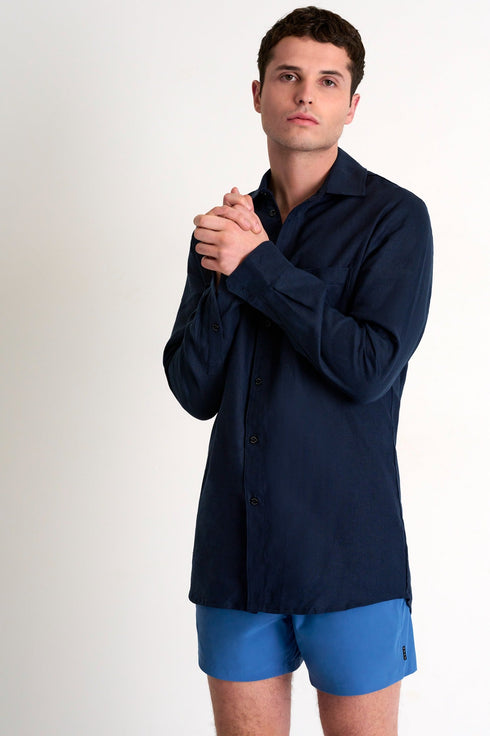Shan Casual Classic Fit, Stretch And Quick Dry Swim Trunks